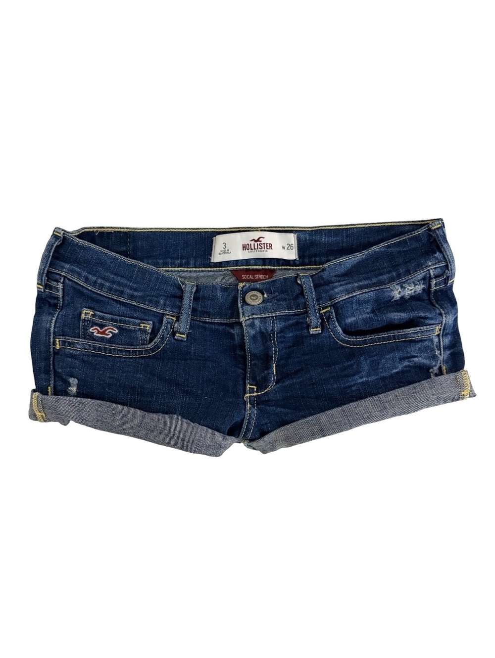 Y2K HOLLISTER MICRO LOW RISE SHORTS